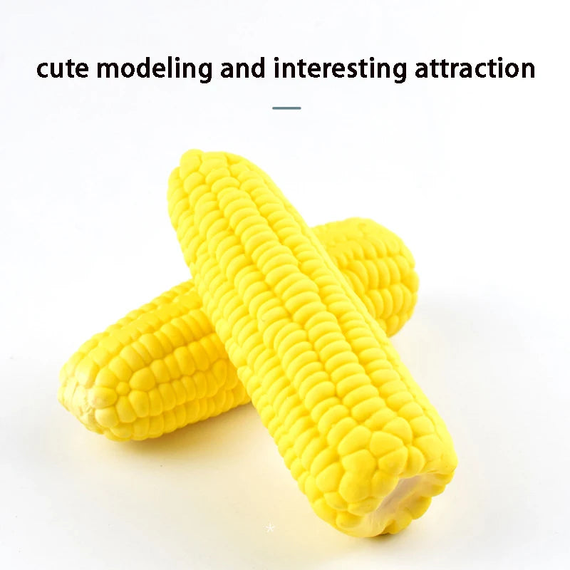 New Latex Corn Shape Puppy Dogs Toy Squeak Toys Pet Supplies Training Playing Chewing Dog Toys For Small Dogs Pet Toys