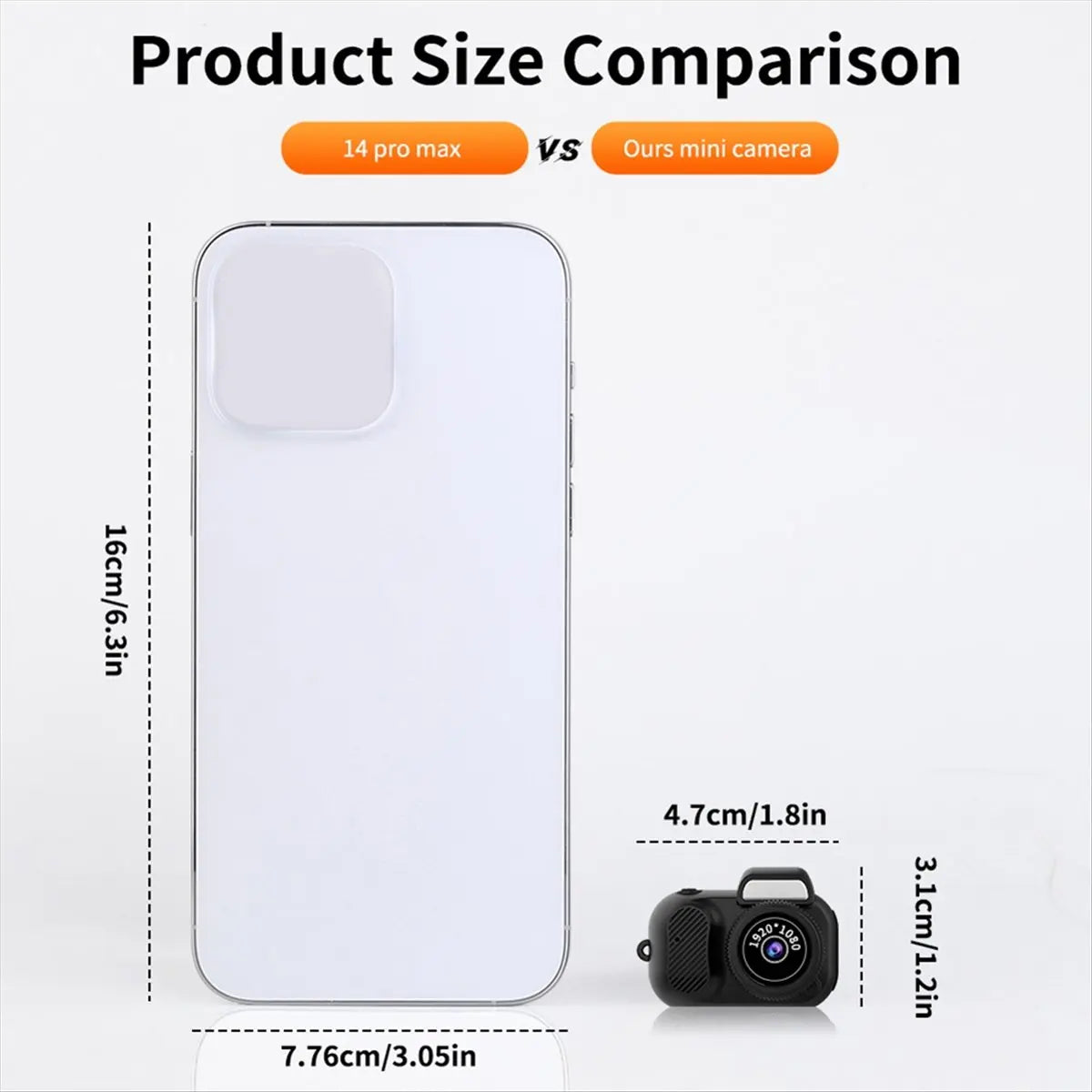 Mini Camera Indoor Home 1080P HD Portable Small Mini Camera Video Recorder Mini Action Camera Outdoor Sport Pocket Cam