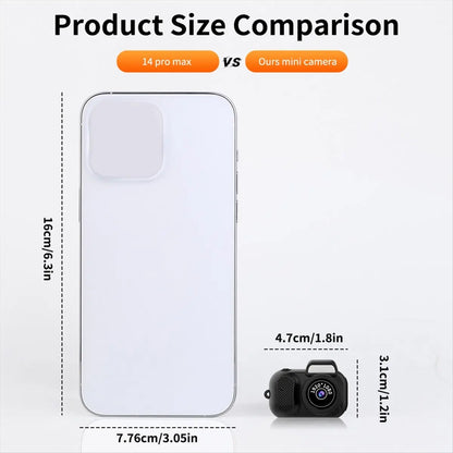 Mini Camera Indoor Home 1080P HD Portable Small Mini Camera Video Recorder Mini Action Camera Outdoor Sport Pocket Cam