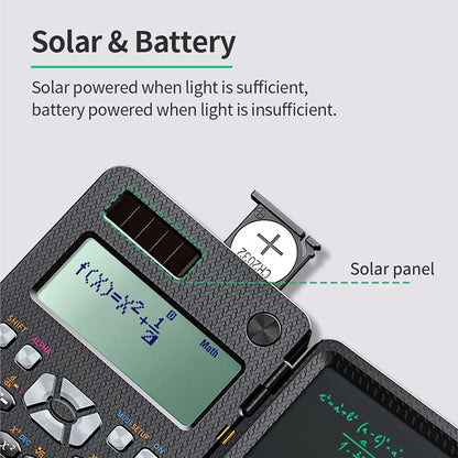 Scientific Calculator with LCD Notepad 417 Functions Professional Portable Foldable Calculator for Students Upgraded 991ES NEW