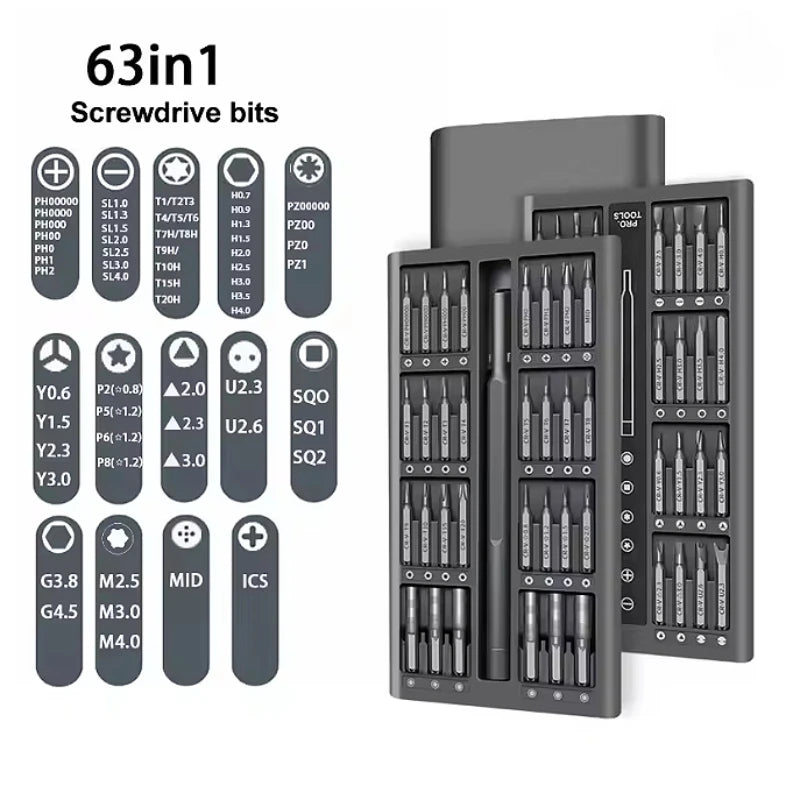 Screwdriver Set Magnetic Screw Driver Kit Bits Precision Electric Laptop Iphone Computer Tri Wing Torx Screwdrivers Small