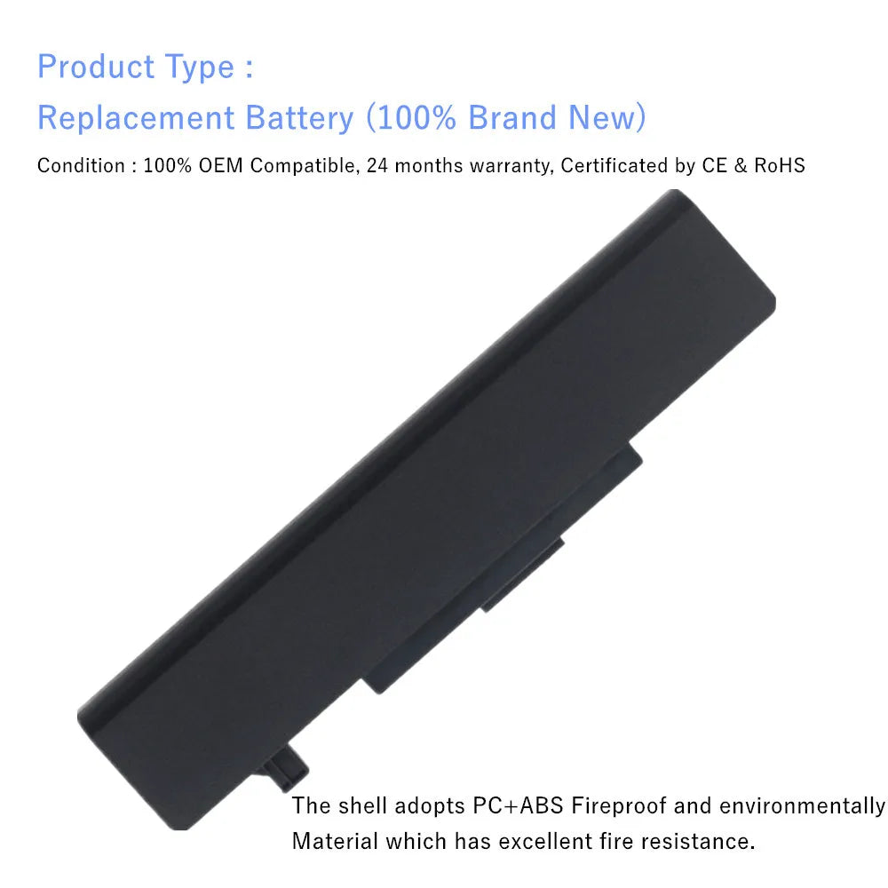 Laptop Battery For Lenovo M580 M595 E49 E430 E435 E535 V480 V485 V380 V385 V580 V585 B580 B585 B590 B595 E530
