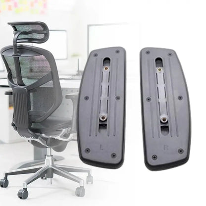Replacement Armrest Arm Pads with Mounting Hole Easy Installation Water Resistant Desk Chair Arm Pads Gaming Chair Parts