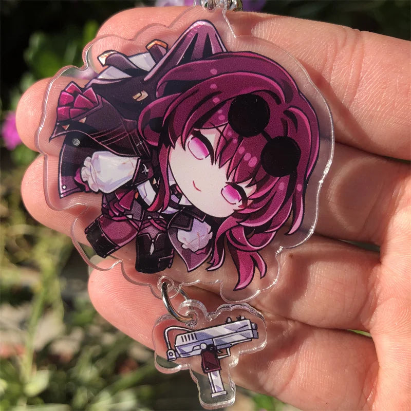 Honkai: Star Rail Kafka March 7th Dan Heng Clara Pom-Pom Cosplay COSTUME Keychain Accessories Key Chain Pendant Prop Xmas Gift