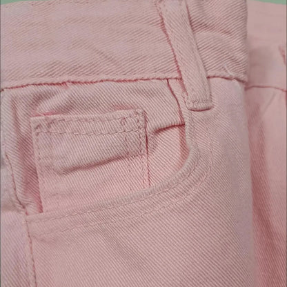 Women's Straight High Waist Jeans Korean Fashion Streetwear Baggy Wide-leg Casual White Denim Pants New Wash Vintage Vaqueros