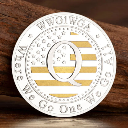 Where We Go One We Go All Commemorative Coins Usa Q Coins Collectible Coins Souvenirs Gift