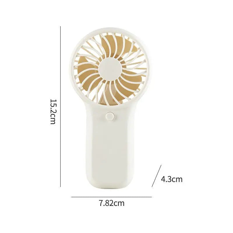 Portable Fan Creative Small Fan Pocket Hand-held Fan Lightweight Adjustable Cute Handheld Outdoor Fan Air Cooler Students Gift