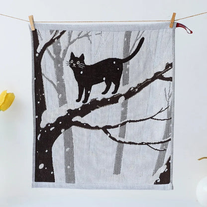 New 34x40cm Large Hand Towel Quick Dry Decorative Kitchen Towel 4 Layer Cotton Gauze Tea Towel Home Restaurant