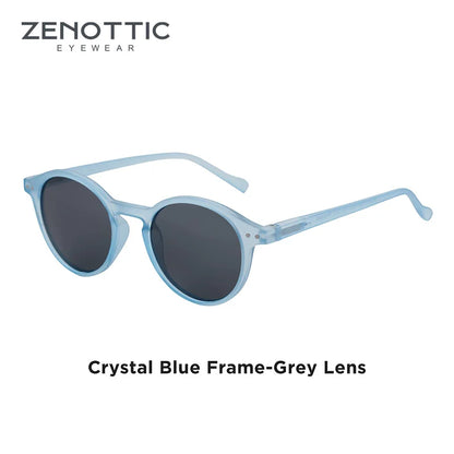 ZENOTTIC Retro Polarized Sunglasses 2026 2025 Men Women Vintage Small Round Frame Sun Glasses Polarized Lens UV400 Goggles Shade