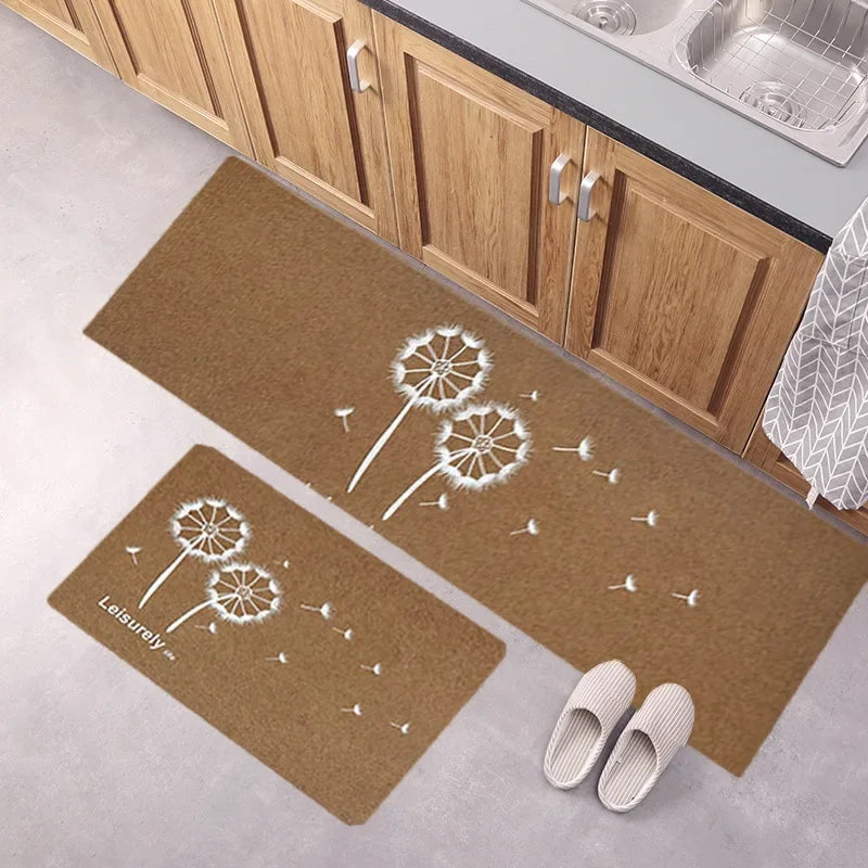 Door Floor Mat Japanese-style Door Mat Rectangle Non-Slip Foot Pad Home Welcome Carpet for Hallway Bath Kitchen Doormat