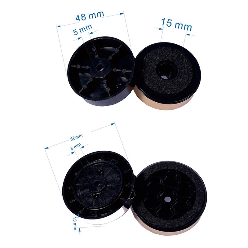 4pcs Speaker Spikes Stand Feets Audio Active Speakers Repair Parts Accessories DIY For Home Theater Sound System