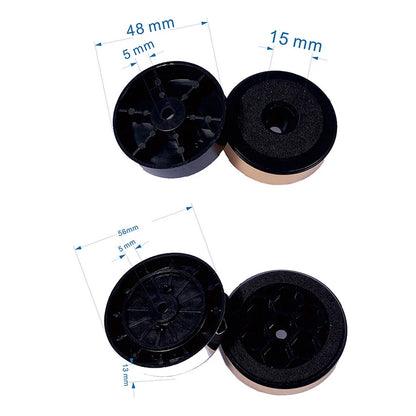 4pcs Speaker Spikes Stand Feets Audio Active Speakers Repair Parts Accessories DIY For Home Theater Sound System