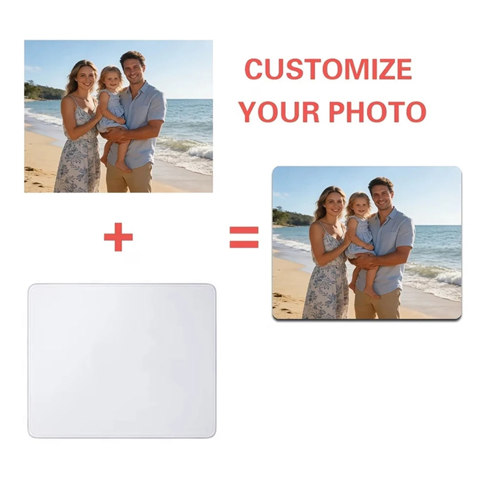 Custom Mouse Pad Pictures Give Us Custom You Like Photos Print Non-slip Rectangular Rubber Soft Mouse Pad 220*180*2 /300*250*2mm