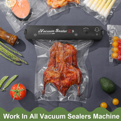 50pcs Vacuum Sealer Bags, Food Storage Pouches, Freshness Preservation for Kitchen, For Vacuum Sealer Machine Accessories