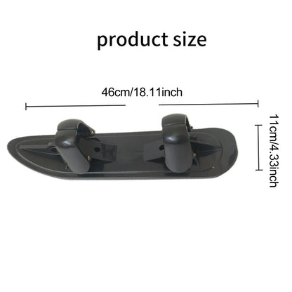 2 in 1 Snow Scooter Strollers Wheel Ski Sled Kids Snow Conversion Ski Scooter Sled Board for Backyard Jogging Sidewalks