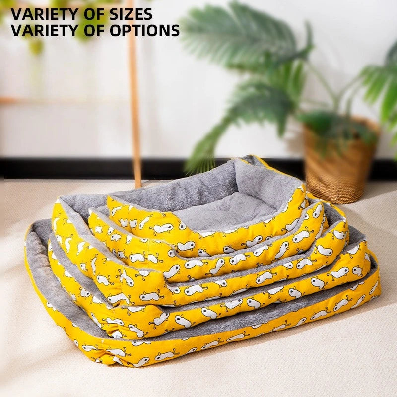 Open Summer Dog Cat Bed Pet Square Bed All Season Universal Breathable and Comfortable Bedding for Cats and Dogs Pet Supplies