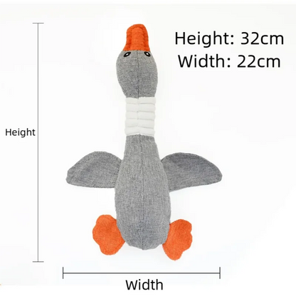 Pet Toys Geese Shape With Sound Bite Resistant Teeth Grinding Teeth Cleaning Supplies For Small Medium Large Dog Cat Pet