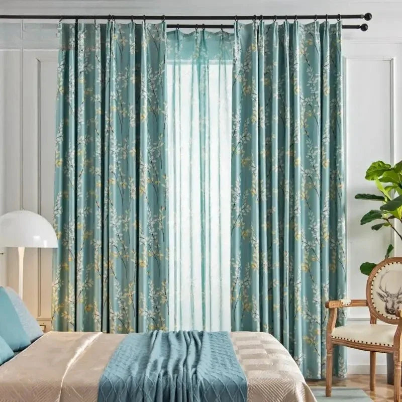 Modern Fully Blackout Curtains for Living Dining Room Bedroom Insulated Floor-to-ceiling Fashion Elegant Decor Custom  Size