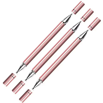 2 In 1 Stylus Pen For Smartphone Tablet Drawing Capacitive Pencil Universal Android Mobile Phone Screen Touch Pen For iPad mini