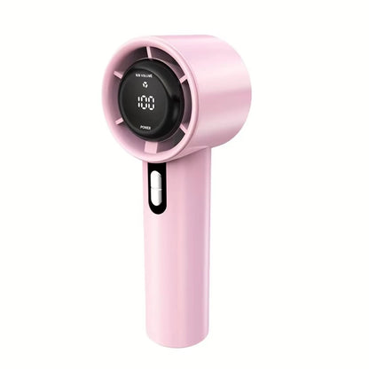 Portable Hand held Fan USB Rechargeable Mini Personal Fan with 1-100 Speed Settings Quiet Operation for Travel Office & Outdoor