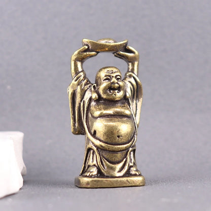 Maitreya Buddha Miniatures Figurines Home Decor Statue Ornaments Home Decor Craft for Living Room Desk Decoration