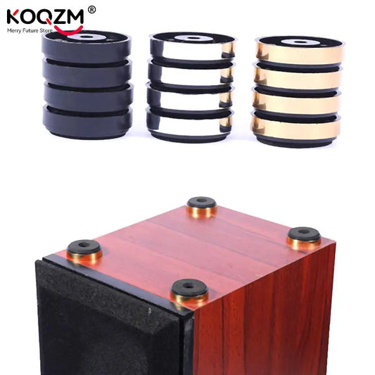 4pcs Speaker Spikes Stand Feets Audio Active Speakers Repair Parts Accessories DIY For Home Theater Sound System