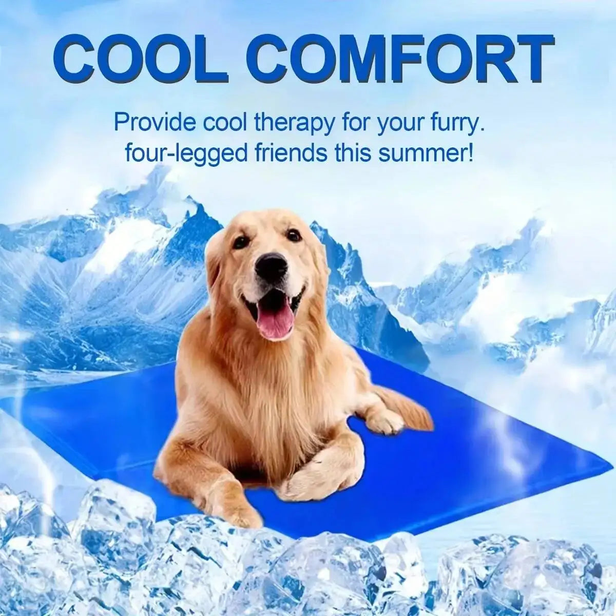 New Pet Ice Bed Mats Cushion Dogs Cats Summer Cooler Sleeping Pad Wear-resistant Heat Relief Cooling Sponge Gel Pet Supplies