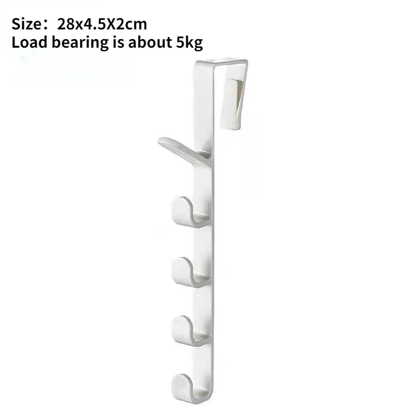 Door Hanger Wall Organizer Hook Bedroom Clothing Hook Holder Coat Hat Bag Rack Bathroom Kitchen Home Storage Organization