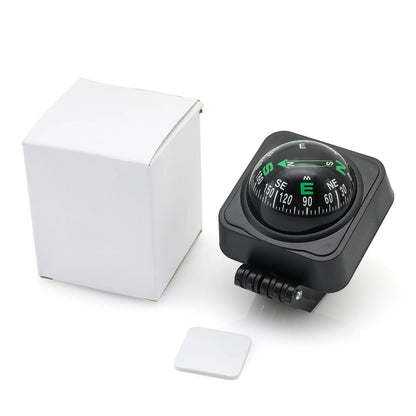 Auto Vehicle Navigating Car Compass Car Dashboard Navigation Compass For Outdoor Boat Hiking Portable Folding Camping Equipment