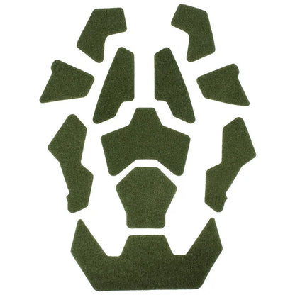 Tactical FAST Helmet Magic Sticker 11pcs Airsoft Helmet Patches Hook and Loop Sticky for Hunting Shooting Accessories