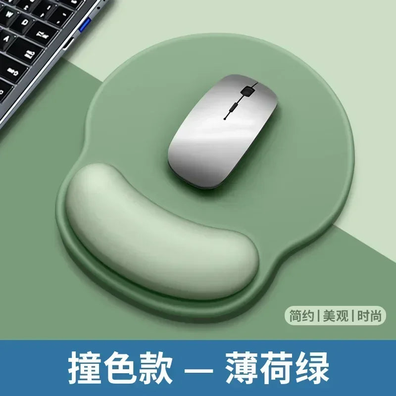 Gradient Mouse Pad Wrist Guard with Wrist Rest Mouse Pad Wrist Support Computer Silicone Mouse Pad