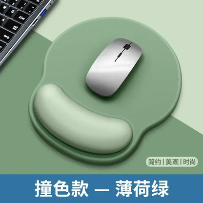Gradient Mouse Pad Wrist Guard with Wrist Rest Mouse Pad Wrist Support Computer Silicone Mouse Pad