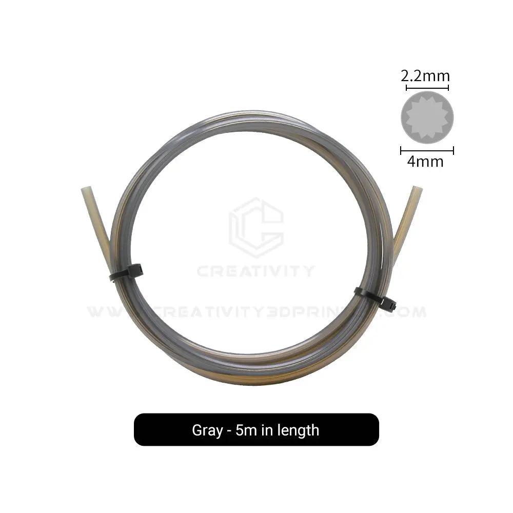 Creativity 3D Printer Parts Low-Resistance Star Shaped PTFE Tube Ultra-Smooth Flow Heat-Resistant Durability for Lab X1P1 A1 AMS