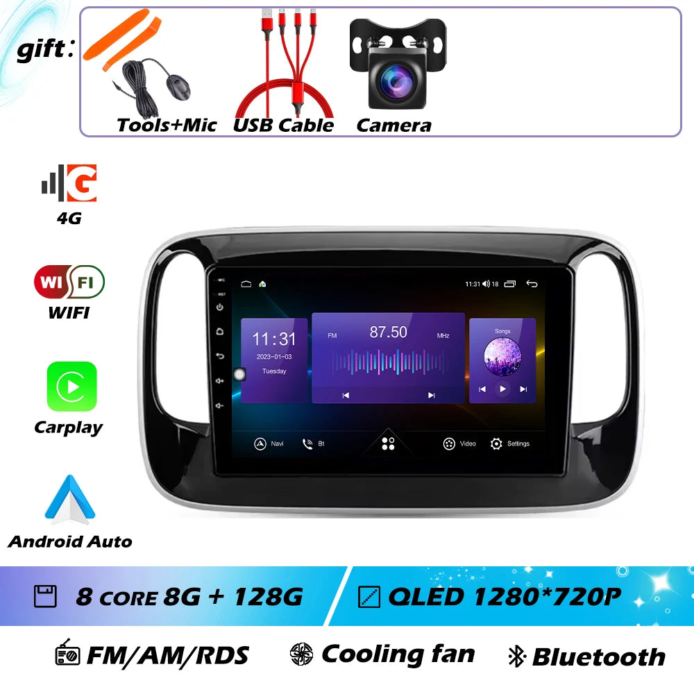 Car Radio Carplay For GAC Trumpchi GS3 GE3 2017-2021 Navigation GPS Android Auto Player Screen 4G Wifi No 2din DvD