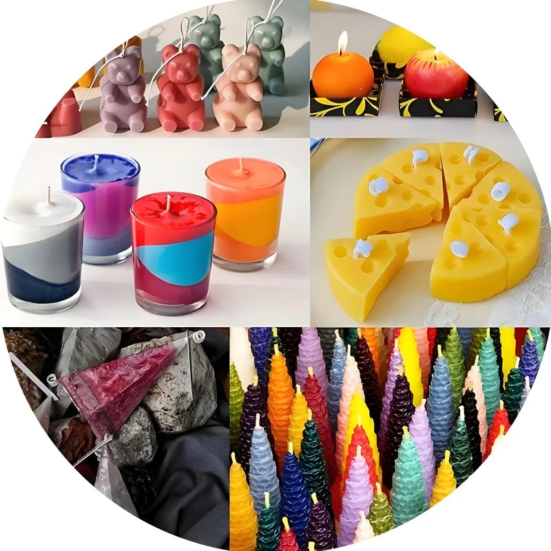 12 Color dye，Suitable for candle making and aromatherapy production，Soap making，Tasteless，Very suitable for crafts，Compatible wi