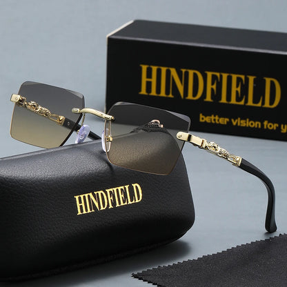 A set of frameless sunglasses, exquisite and fashionable, suitable for daily wear, travel, and boutique gifts;