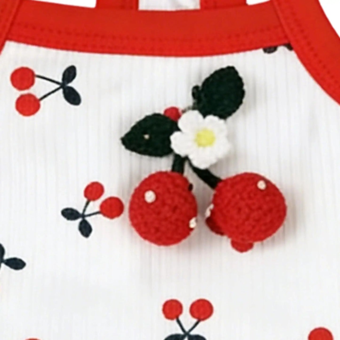 Dog Vest Cute Cherry Clothing for Small Dog Vest Summer Cat Dog Vest pet Clothes for Dog Breathable Soft Cat Clothes Pet Supplie