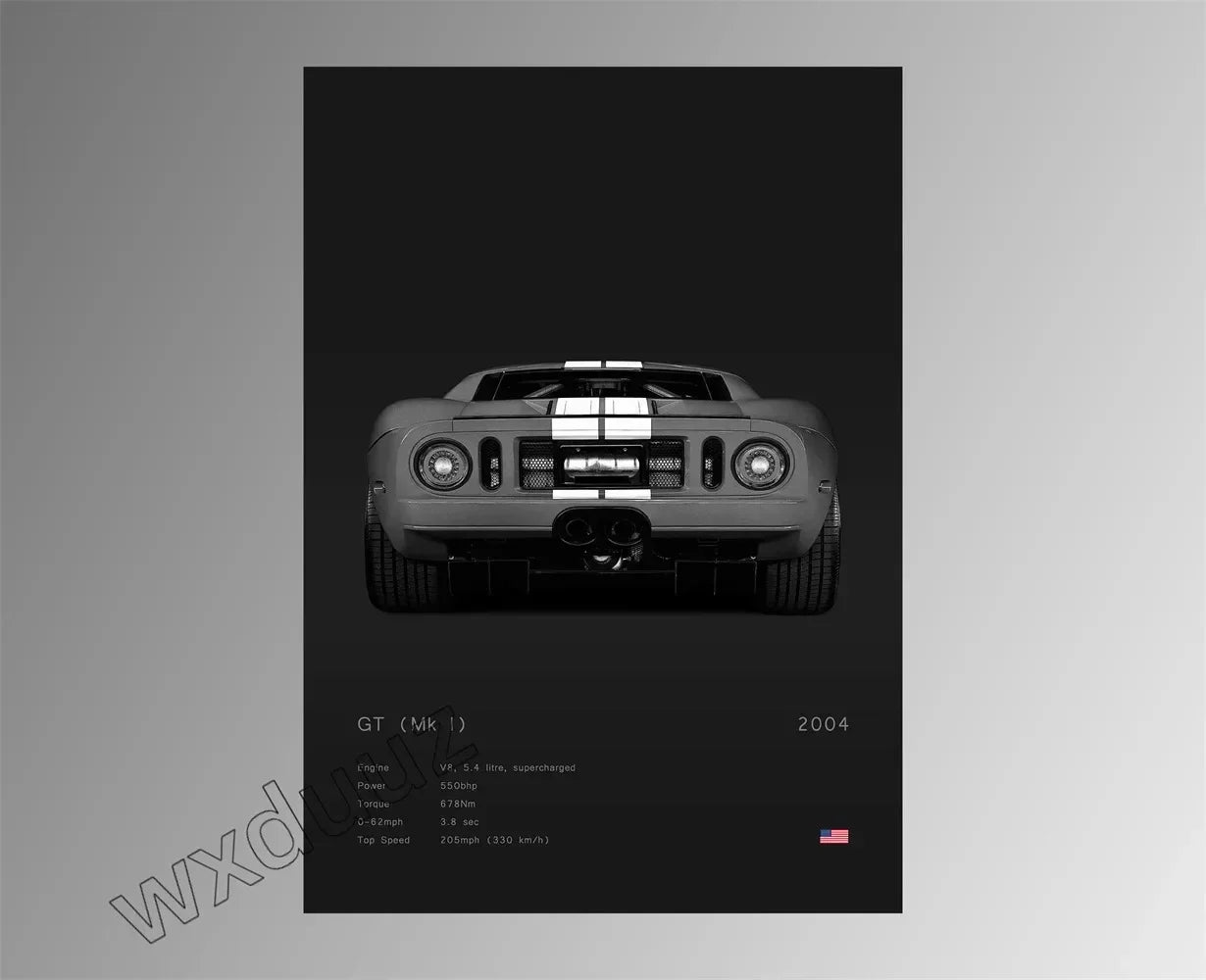 Modern Design Home Decoration Classic Popular Car Brand Motorsport Supercar Canvas Painting Wall Art Aesthetic Room Decor Poster
