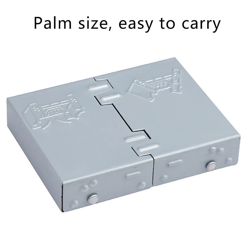 Foldable Portable Outdoor Camping Solid Alcohol Stove Mini Cooking Stove
