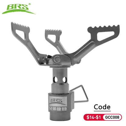 BRS Outdoor Gas Stove  Camping Gas Burner Portable Mini Titanium Stove Survival Furnace Pocket Picnic Gas Cooker brs-3000t