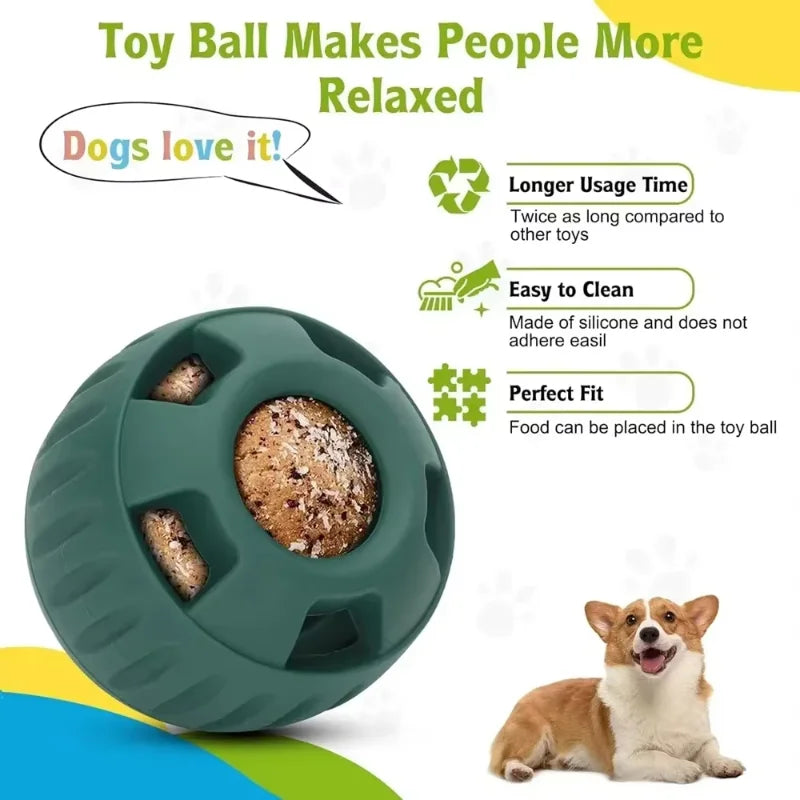Silicone Pet Dog Toys Dog Chew Toys Interactive Dog Toys for Boredom Dog Treat Molds Silicone Healthy Treats for Dog Pet Product