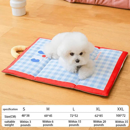 Pet Summer Cooling Bed Mat for Dogs Sofa Medium Dog Pets Products Small Breeds Supplies Baskets Cats Large Big Beds Accessories