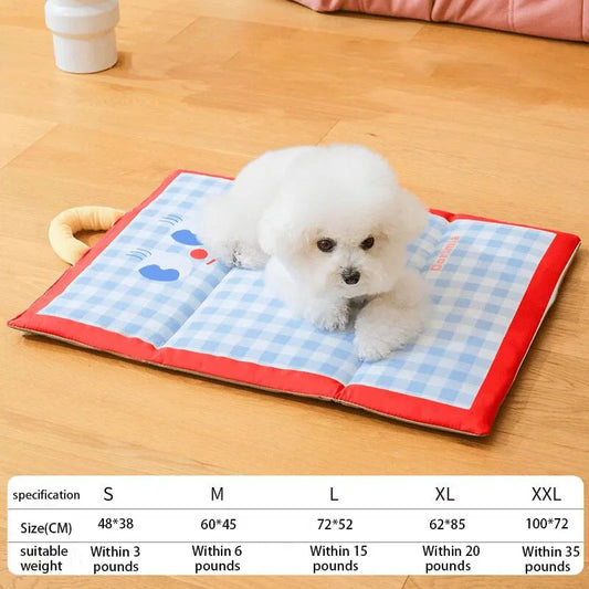 Pet Summer Cooling Bed Mat for Dogs Sofa Medium Dog Pets Products Small Breeds Supplies Baskets Cats Large Big Beds Accessories