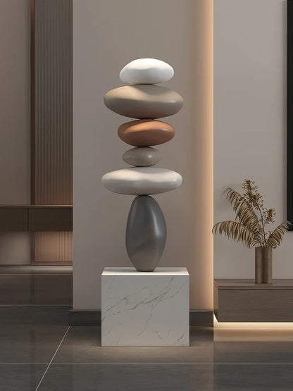 Home Decor Large Imitation Stone Floor Decoration Living Room Sofa TV Cabinet Home Decoration Creative Housewarming Gift