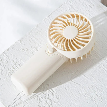 Portable Fan, Creative Compact Pocket Handheld Fan, Lightweight Mini Fan (AAA Batteries Not Included)