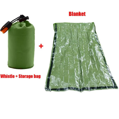 Emergency Sleeping Bag for Survival Gear and Supplies Life Bivy Sack Waterproof Mylar Emergency Blankets for Survival Kit