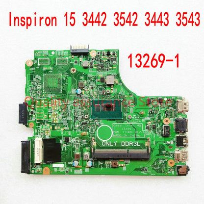 13269-1 For Dell Inspiron 15 3442 3542 3443 3543 5748 Laptop Motherboard PWB.FX3MC Mainboard 07G1CD 0GJC23 0THVGR 0R0R20 0V28DP