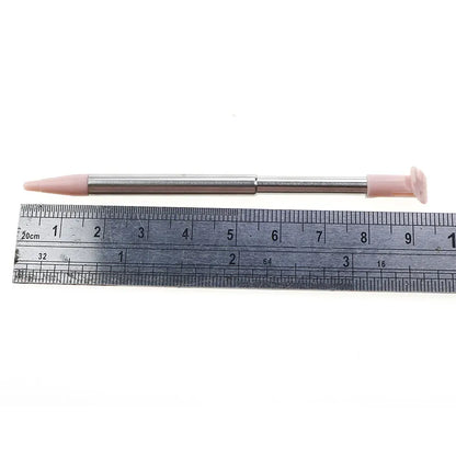 JCD 10pcs For New 2DSLL 2DSXL Game Console Plastic & Metal Telescopic Stylus Touch Screen Pen For New 2DS LL XL