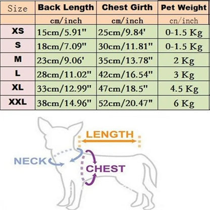 Cute Dog Clothes for Small Dogs Soft Pet Dog Sweater Clothing for Dog Winter Chihuahua Clothes Classic Pet Outfit Accessories