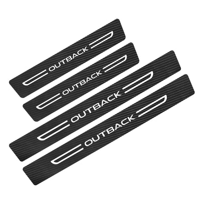 For Subaru Forester XV Outback WRX BRZ Ascent Tribeca Exiga Car Anti-scratch Accessories Auto Door Sill Protective Stickers